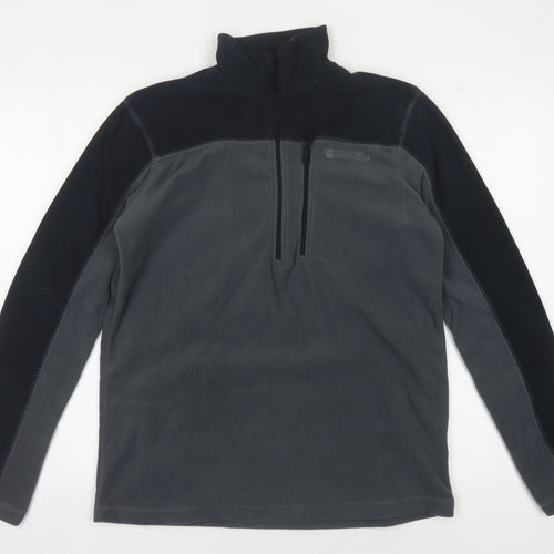 Mountain Warehouse Men's Grey XS 1/4 Zip Fleece Sweatshirt