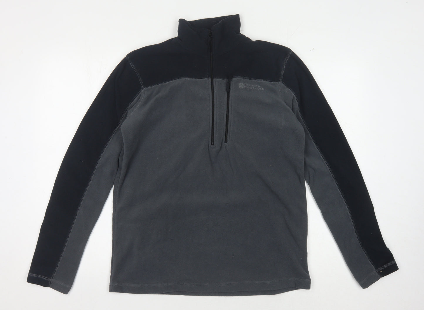 Mountain Warehouse Men's Grey XS 1/4 Zip Fleece Sweatshirt