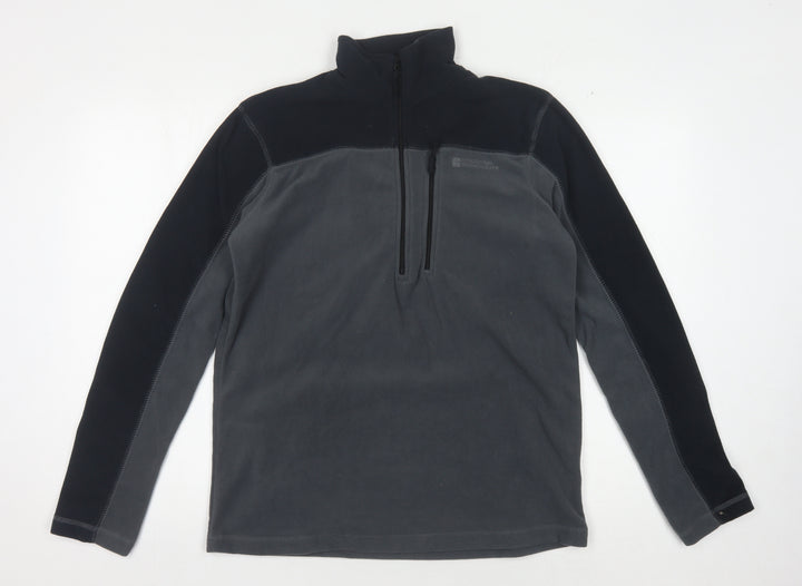 Mountain Warehouse Men's Grey XS 1/4 Zip Fleece Sweatshirt