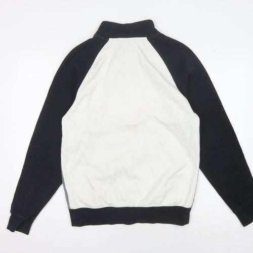 Nike Men's Full Zip Hoodie - Black/Grey/White, Size S