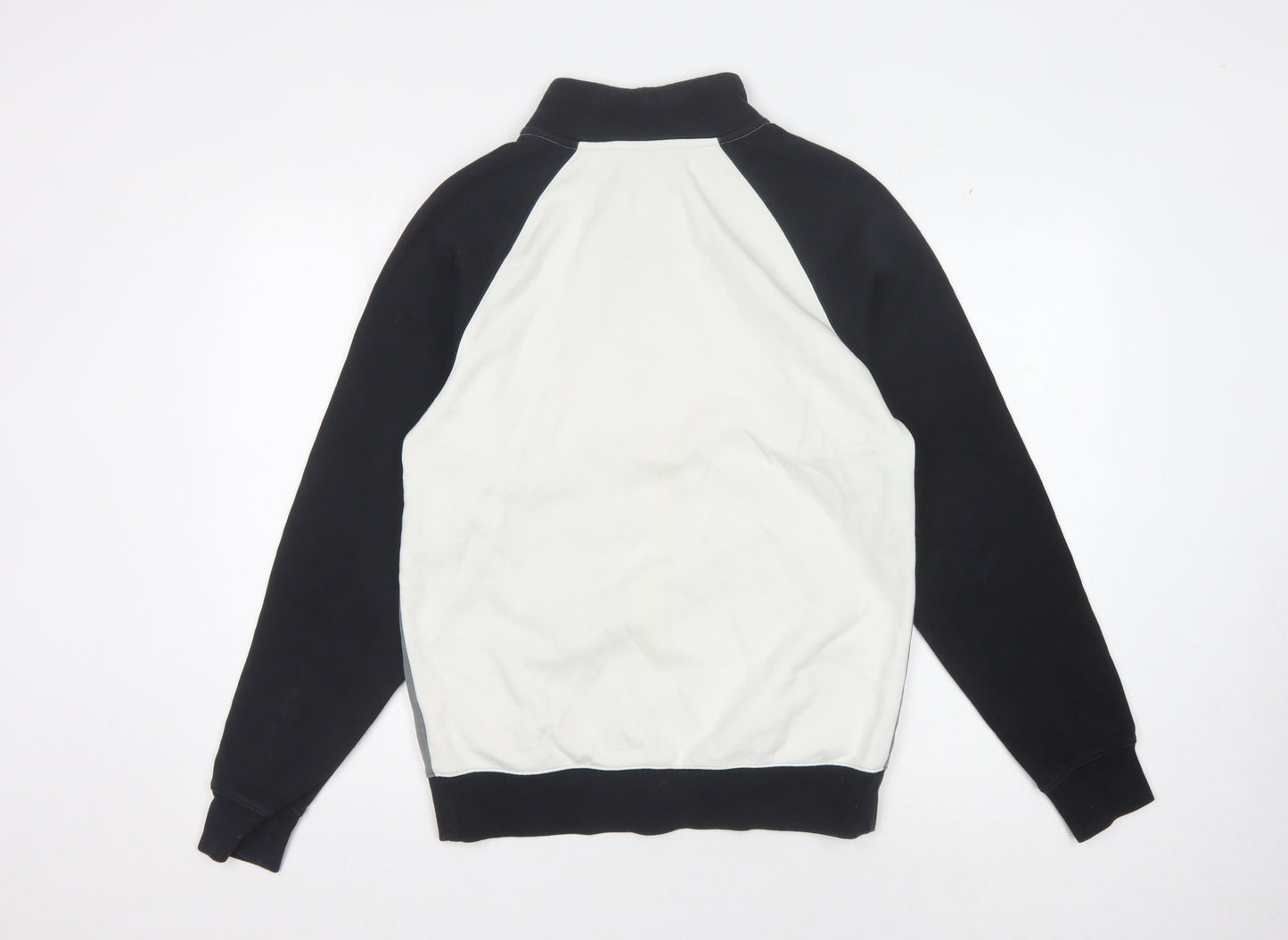 Nike Men's Full Zip Hoodie - Black/Grey/White, Size S