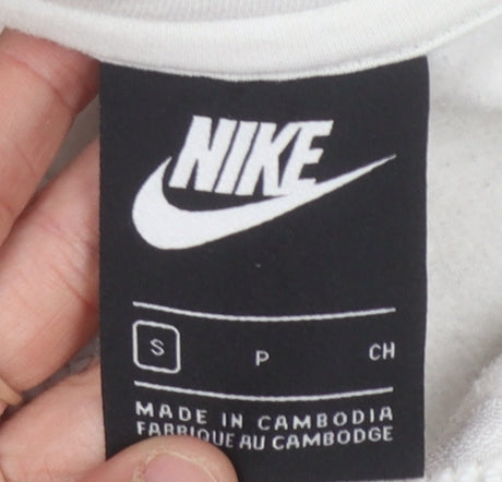 Nike Men's Full Zip Hoodie - Black/Grey/White, Size S