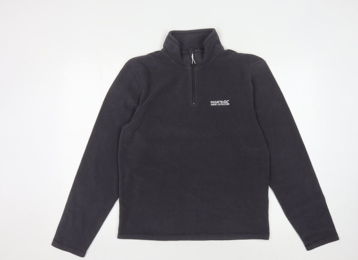 Regatta Men’s Black S Fleece Pullover Sweatshirt