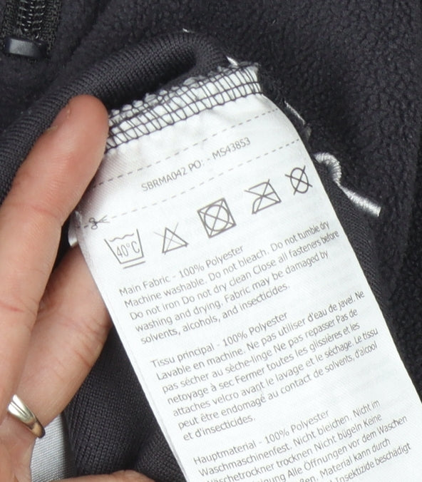 Regatta Men’s Black S Fleece Pullover Sweatshirt