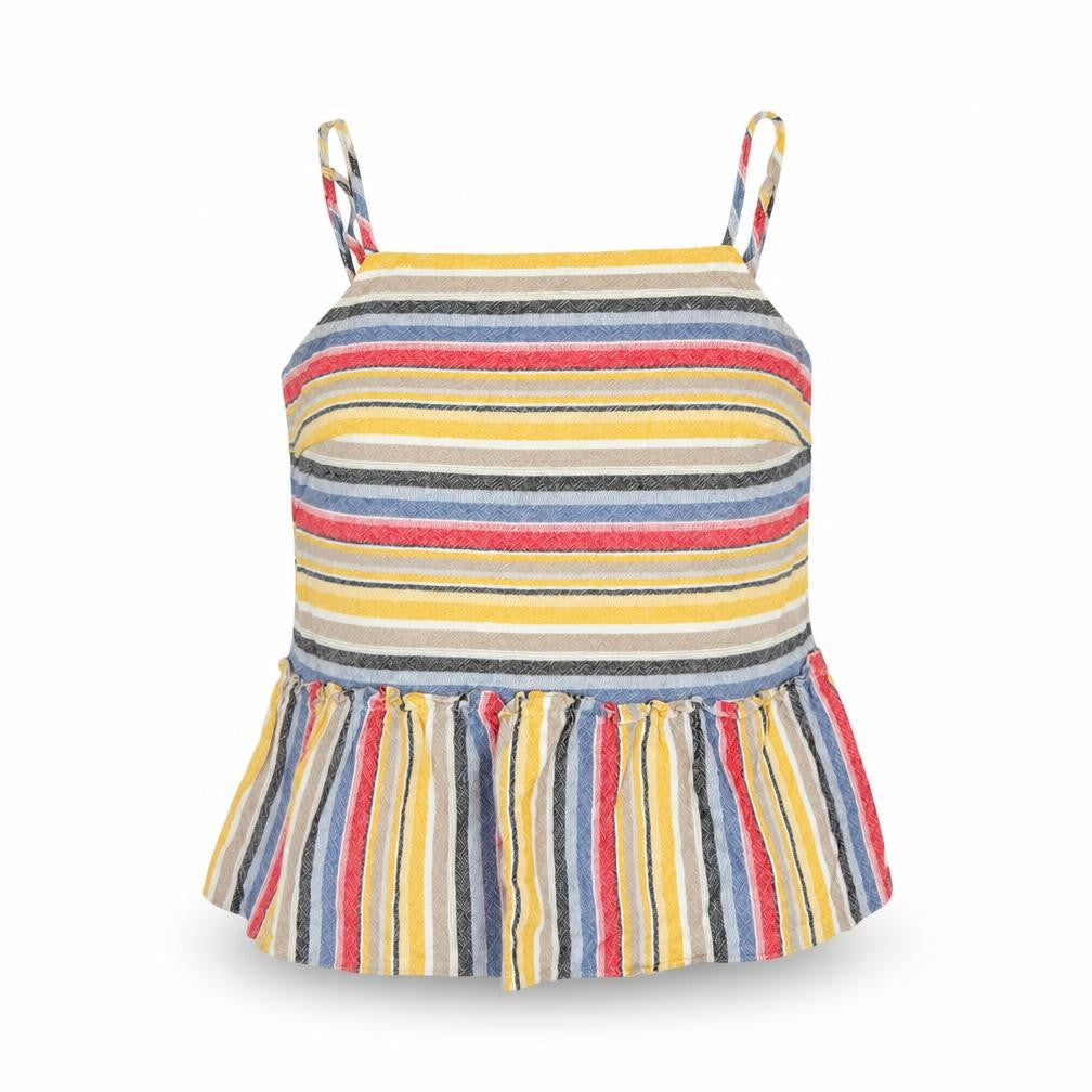 Front view of New Look Women's Multicoloured Stripe Tank, size 10