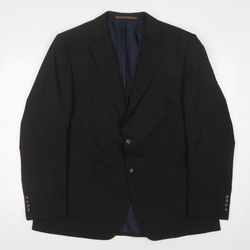 Marks & Spencer Black Men's Medium Regular Fit Blazer