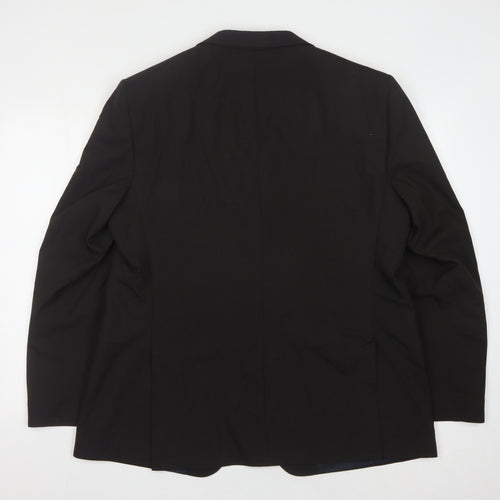 Marks & Spencer Black Men's Medium Regular Fit Blazer