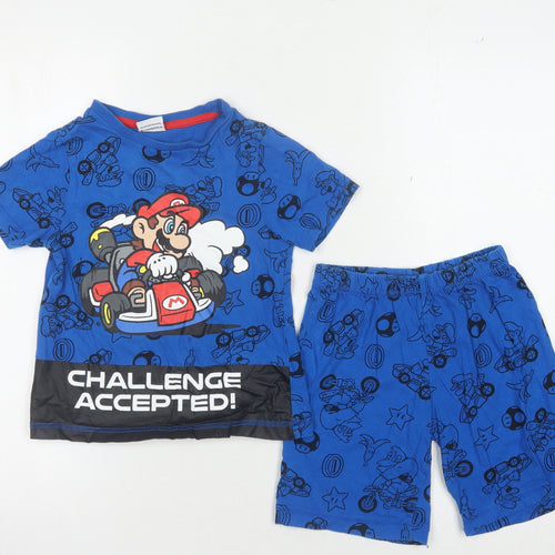 George Boys' Blue Super Mario Pyjama Set, 4-5 Years
