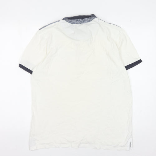 Nanny State Men's White Polo Shirt XL