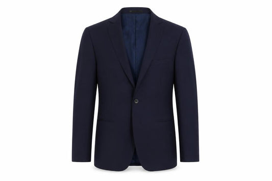 Front view of T.M.Lewin Men's Blue 36R Blazer Jacket