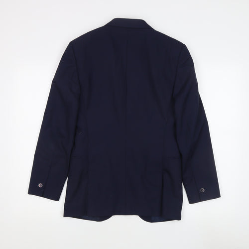 T.M.Lewin Men's Blue 36R Blazer Jacket