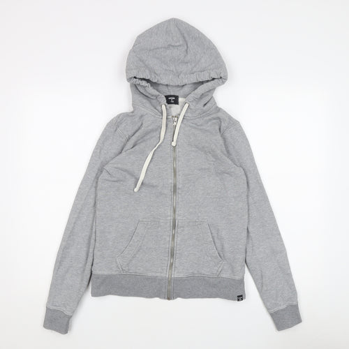 Superdry Women's Grey Full Zip Hoodie Size 8