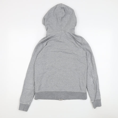 Superdry Women's Grey Full Zip Hoodie Size 8