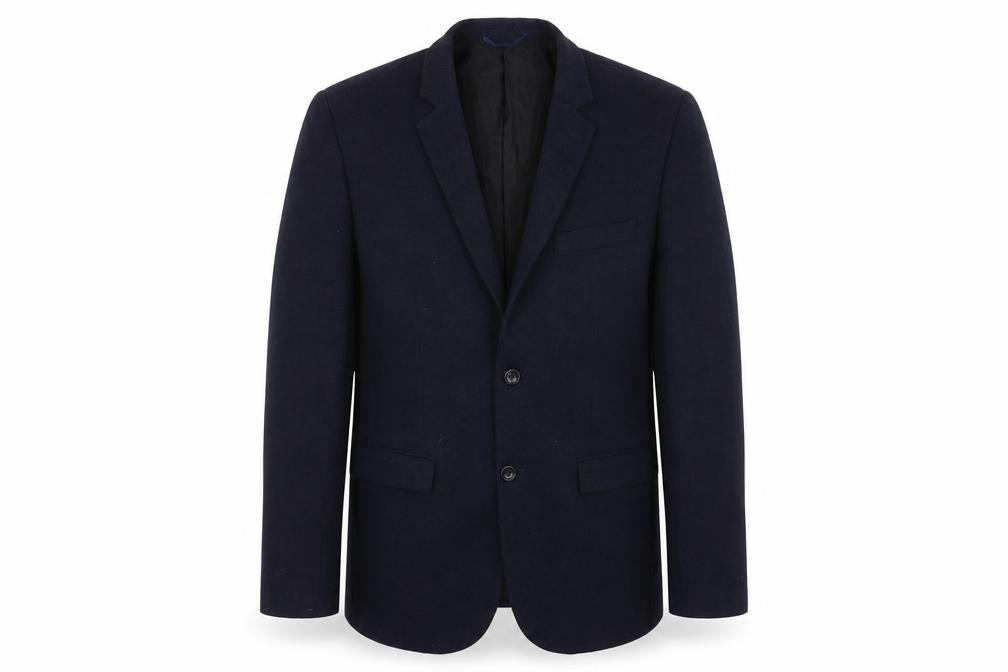 Front view of New Look Men's Blue Blazer Jacket, size 42, Regular Fit