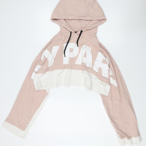 Ivy Park Women's Pink White Hoodie M