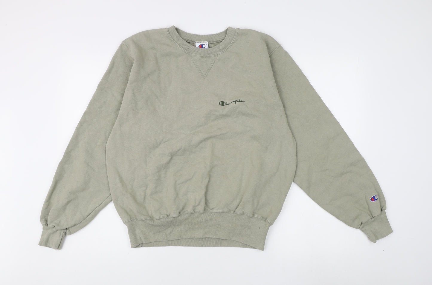 Champion Men's Green Medium Pullover Sweatshirt