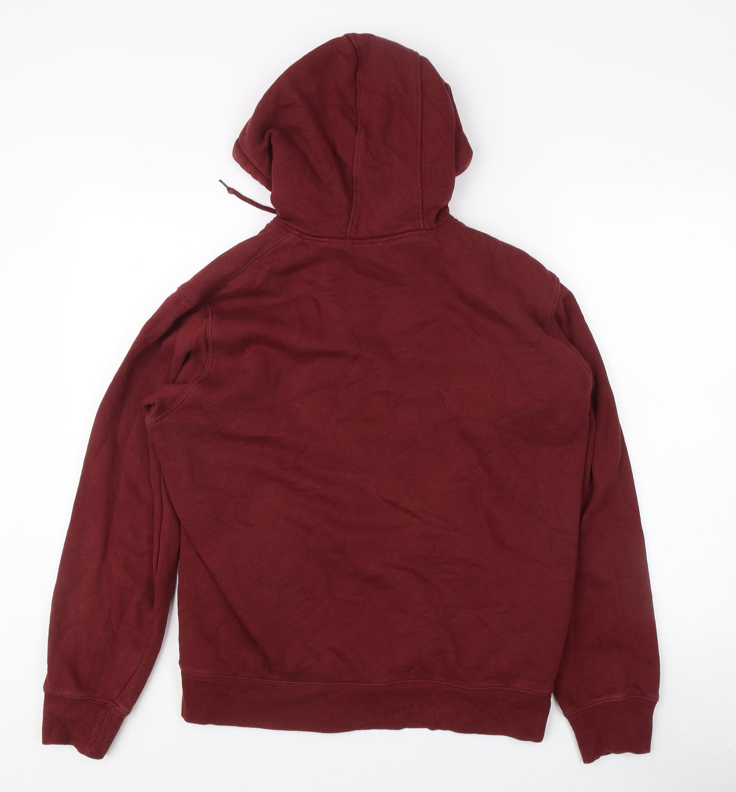 Uniqlo Men's Red Fleece Hoodie M