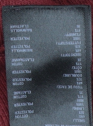 Uniqlo Men's Red Fleece Hoodie M