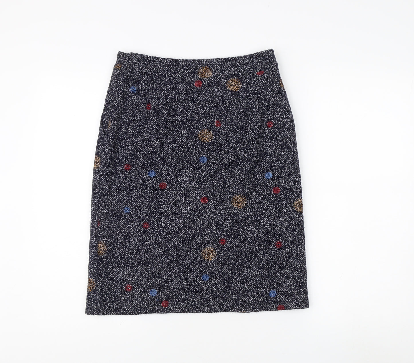 White Stuff Women's Polka Dot Pencil Skirt Size 6