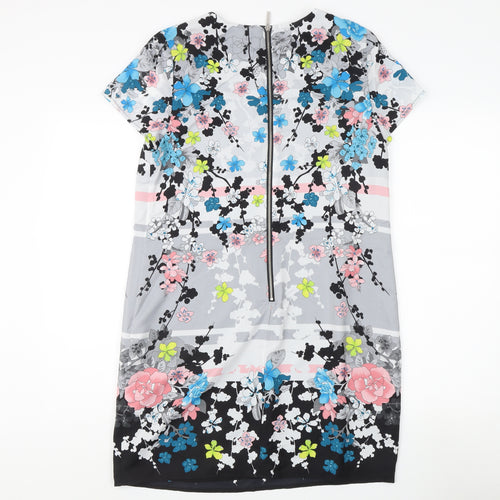 Oasis Women's Multicoloured Floral Dress, Size 12