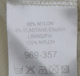 Next Women's Beige Wrap Blouse, Size 10, Embroidered Floral