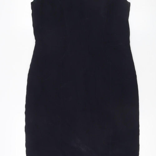 Damsel in a dress Women's Black Sleeveless V-Neck Dress