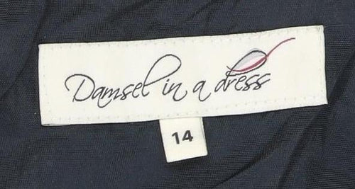 Damsel in a dress Women's Black Sleeveless V-Neck Dress