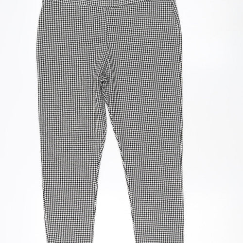 Marks and Spencer Women's Houndstooth Leggings Size 12 Black