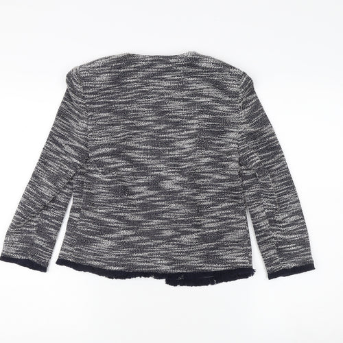 Marks and Spencer Women's Grey Open Jacket, Size 8
