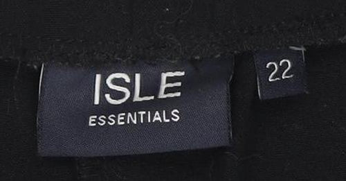 ISLE Essentials Women's Black Trousers Size 22