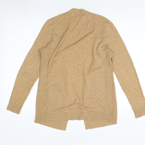 Gap Women's Beige Open Front Cardigan, Size S, Cotton Blend