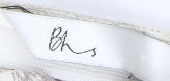 BHS Women's Ivory Floral Skirt Size 18