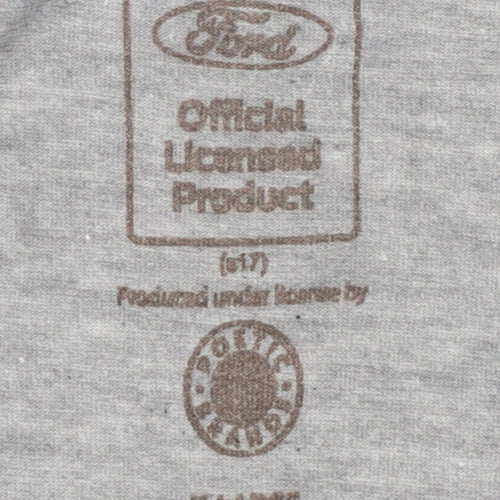 Ford Men's Grey XL Graphic T-Shirt, Cars Theme