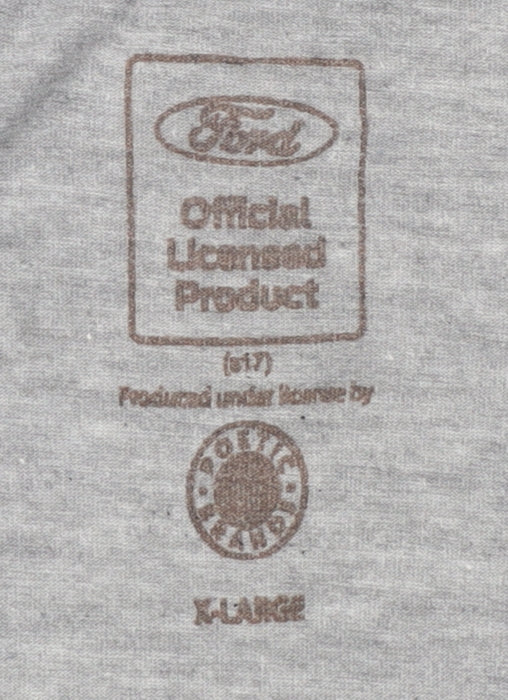 Ford Men's Grey XL Graphic T-Shirt, Cars Theme