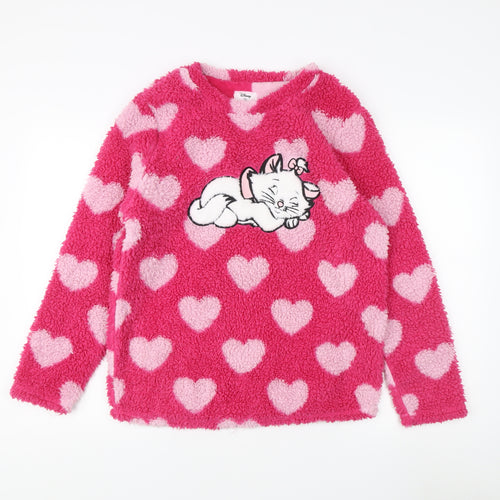 Disney Women's Pink Fleece Jumper, Size 10-12