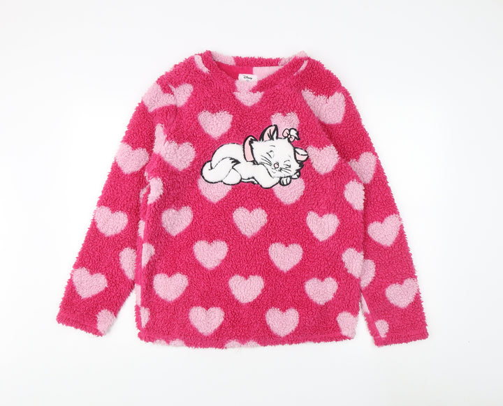Disney Women's Pink Fleece Jumper, Size 10-12