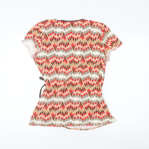 Marks and Spencer Women's Multicoloured Wrap Blouse
