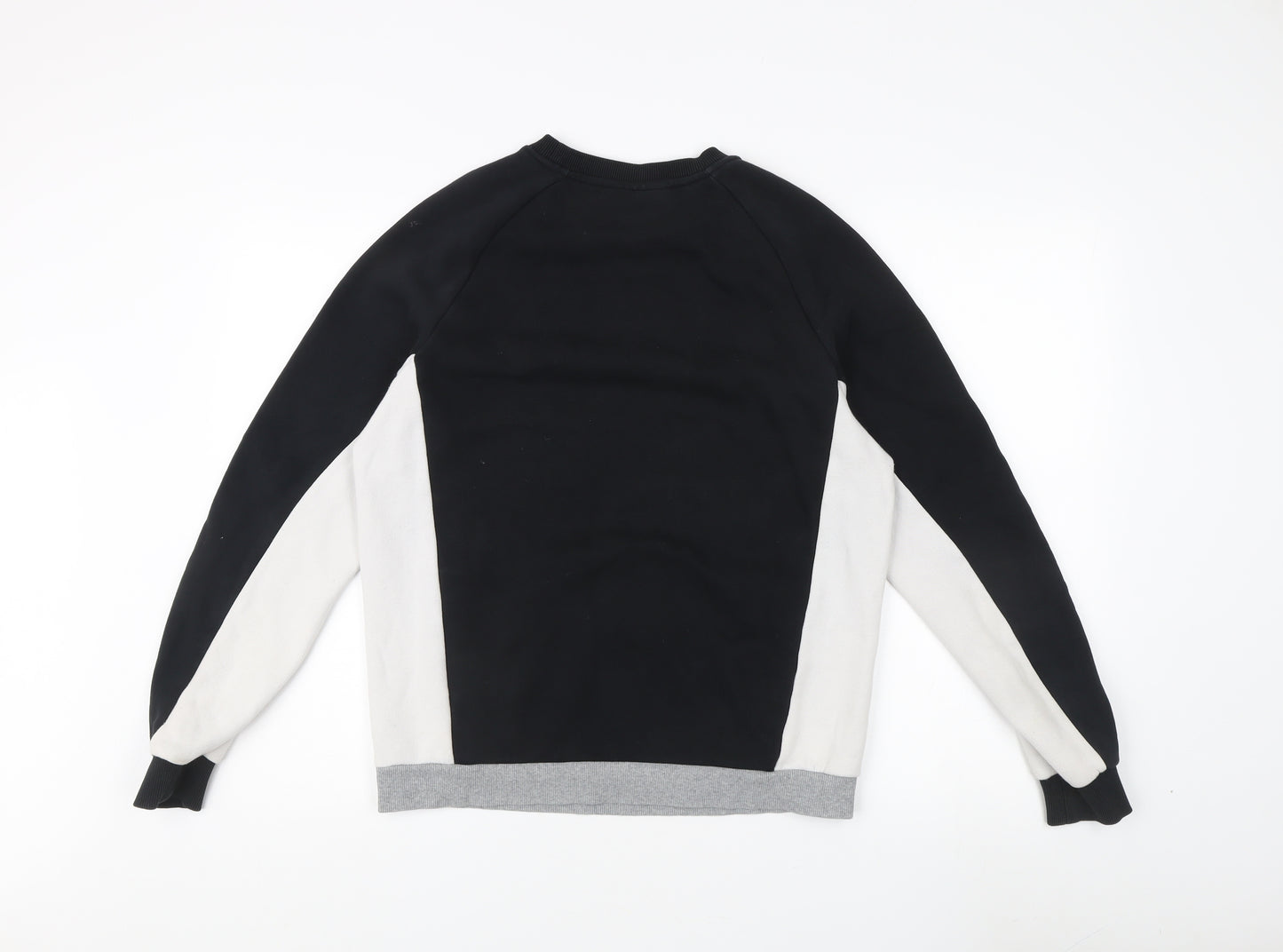 Fila Unisex Adults Black Colourblock Sweatshirt Size S
