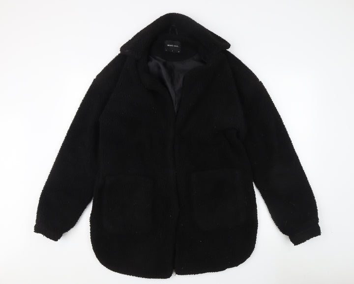Brave Soul Black Women's Mid-Length Coat Size S