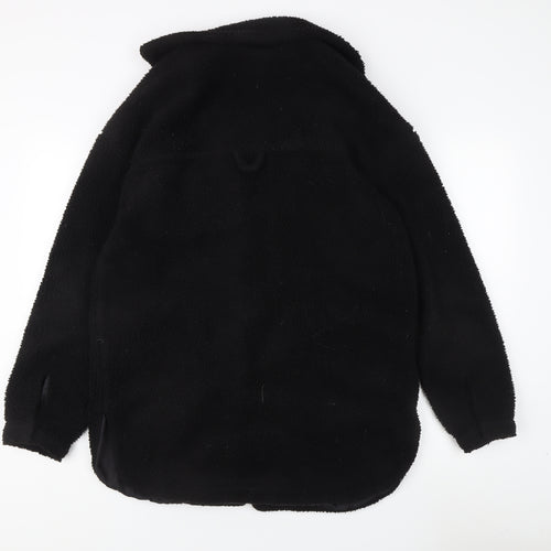 Brave Soul Black Women's Mid-Length Coat Size S