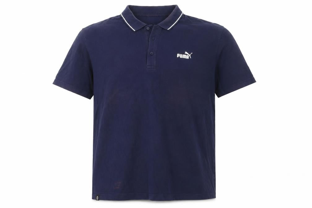 Puma Men's Blue XL Polo Shirt - Classic Casual Style