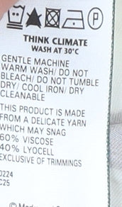 Marks and Spencer Brown Floral Dress Size 12 Petite