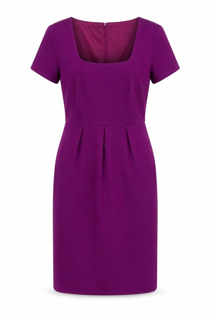 L.K. Bennett Women’s Purple Sheath Dress Size 12 Wool