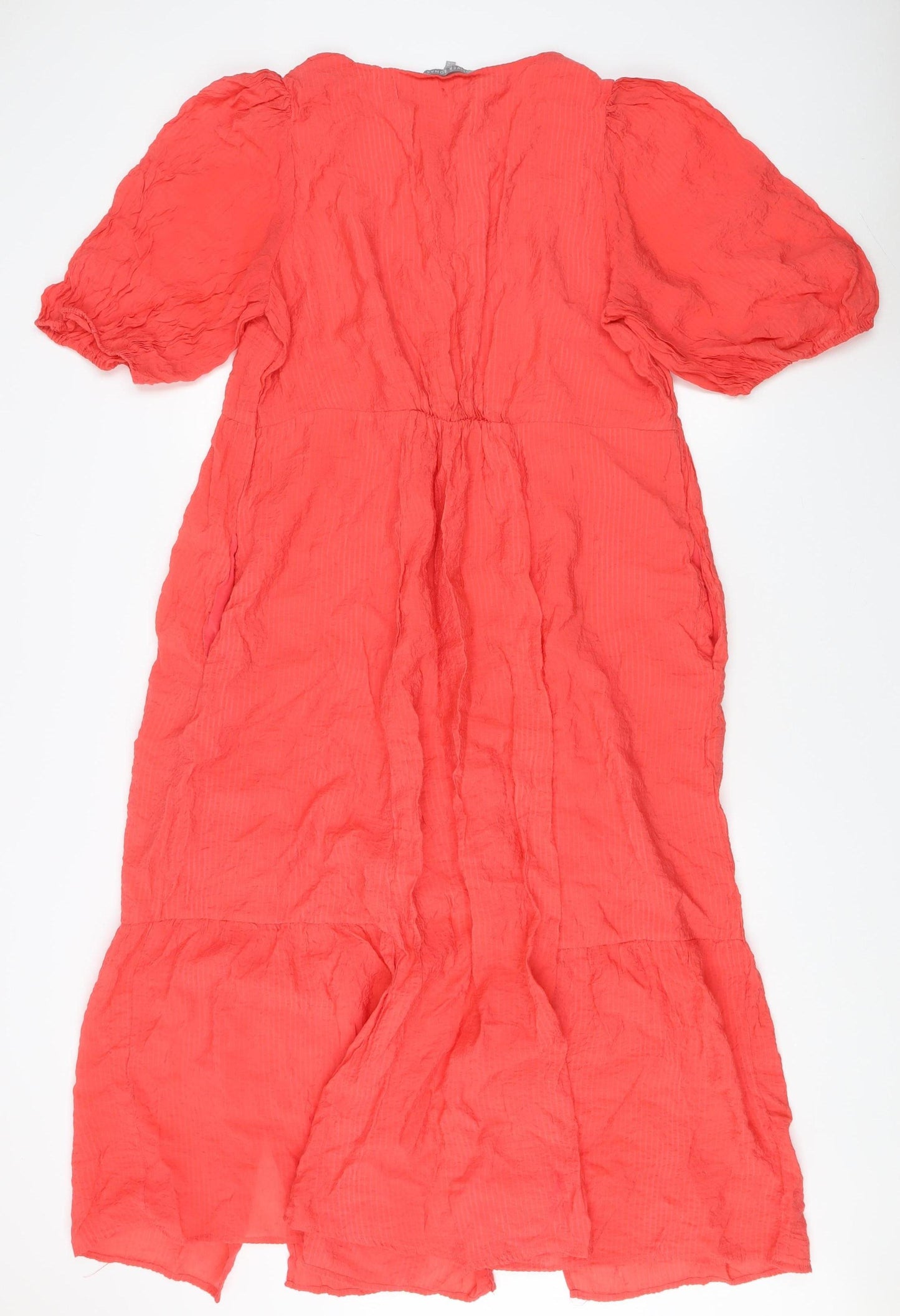 Oliver Bonas Women's Red Midi Dress, Size 18