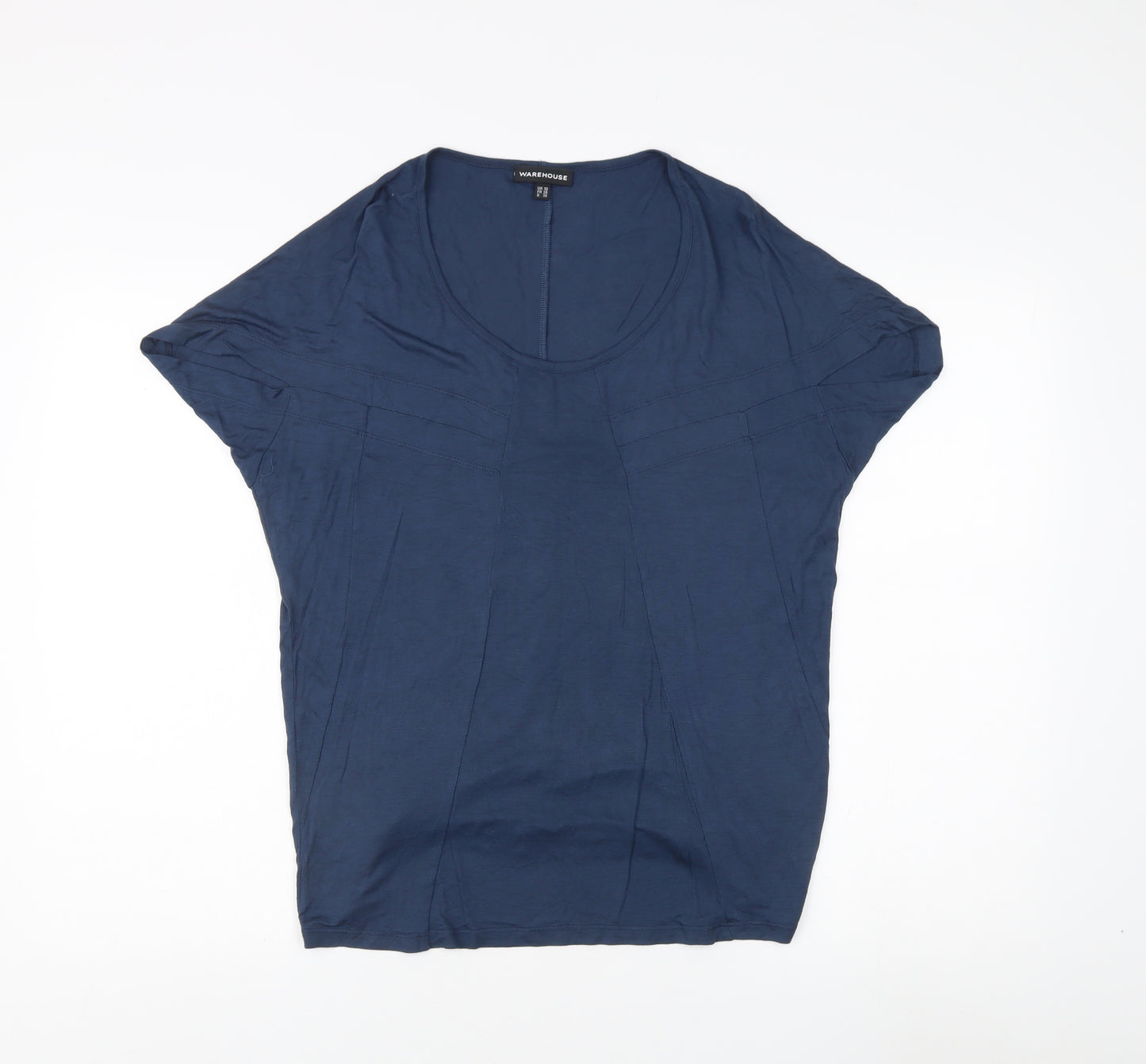 Warehouse Women's Blue T-Shirt Size 10