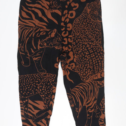 Next Women's XL Black Animal Print Leggings