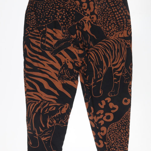 Next Women's XL Black Animal Print Leggings