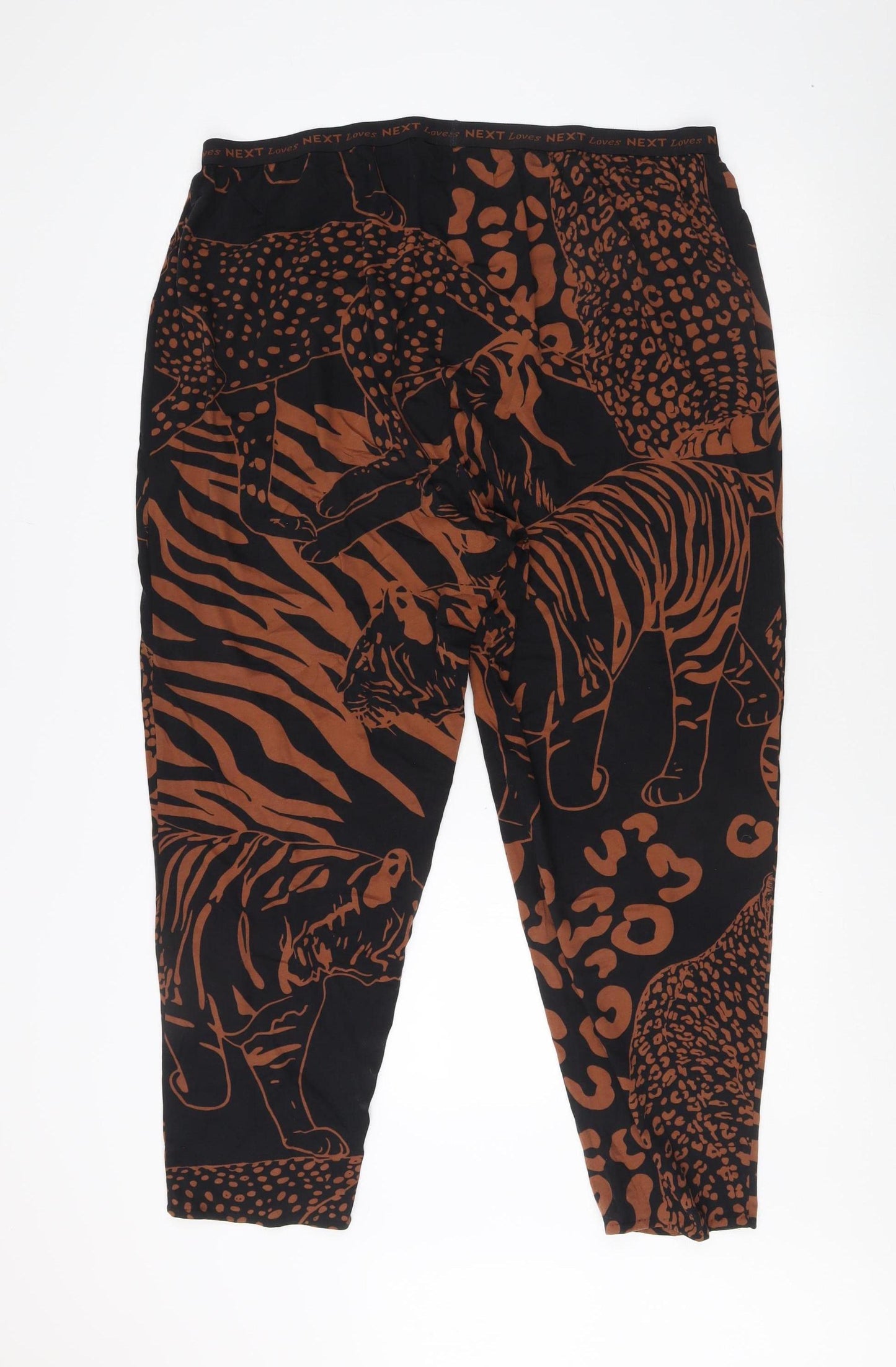 Next Women's XL Black Animal Print Leggings