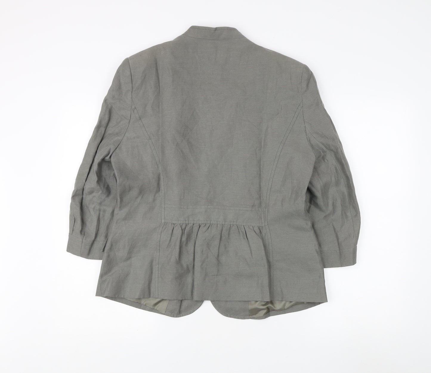 Viyella Women's Grey Blazer Size 14 - Excellent Condition