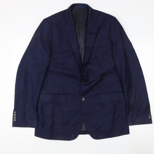 French Connection Men's Blue Blazer Size 40